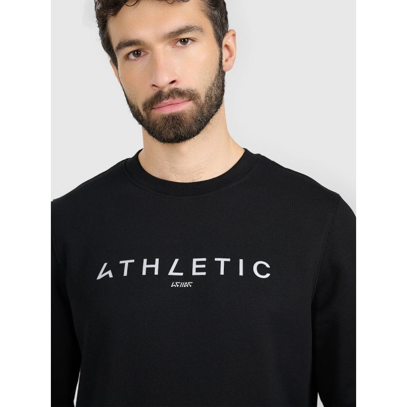 Men's sweatshirt without zipper and hood 4F 4FRAW25TSWSM2573-20S 4f