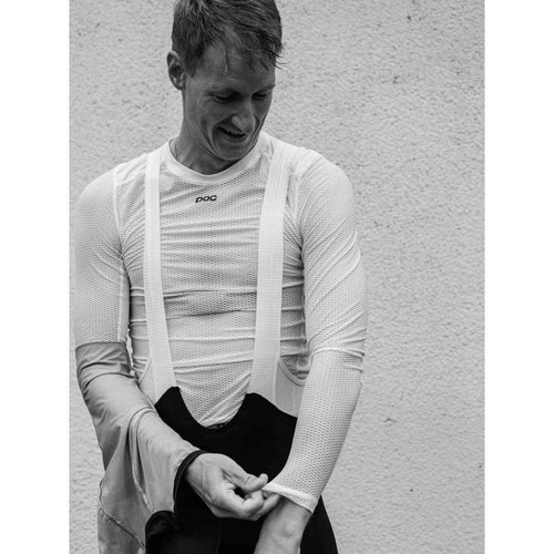 POC ESSENTIAL LAYER LS Cycling Jersey - White
