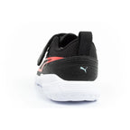 Puma Kids' All-Day Sports Sneakers with Hook-and-Loop Fastener, Black and Comfortable