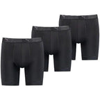 Puma Men's Boxer Briefs Long 3-Pack Black Comfortable Clothing Your Sports Performance