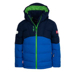 Trollkids Kids Gryllefjord Waterproof Hooded Winter Jacket Blue/Navy (365-100) Trollkids