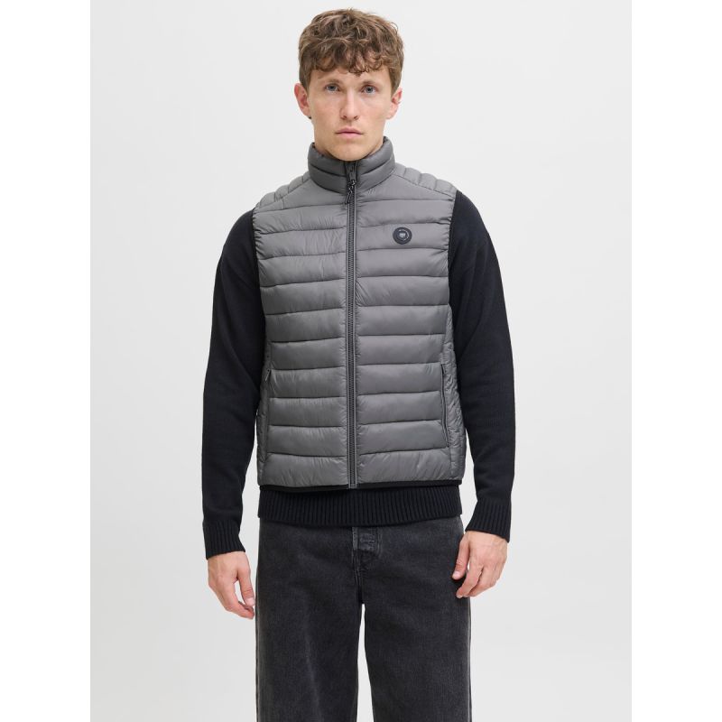 Jack&Jones men's vest JJEBRADLEY LIGHT BODYWARMER COLLAR NOO 12280973 CASTLEROCK In preparation Your Sports Performance