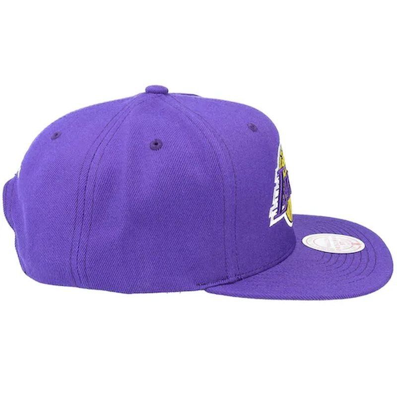 Mitchell & Ness NBA Cap Los Angeles Lakers Top Spot Snapback Hwc Lakers HHSS3256-LALYYPPPPURP Clothing/Basketball/Mitchell & Ness Your Sports Performance