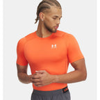 UA HG Armor Comp SS Men's Training Top Orange (1361518-847) In preparation Your Sports Performance
