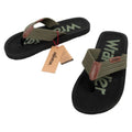 Wrangler men's shoes Zane Flipflop green flip-flops Wrangler