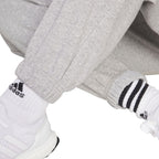 Women's adidas Essentials Linear French Terry Cuffed Trousers Light Grey JC5953