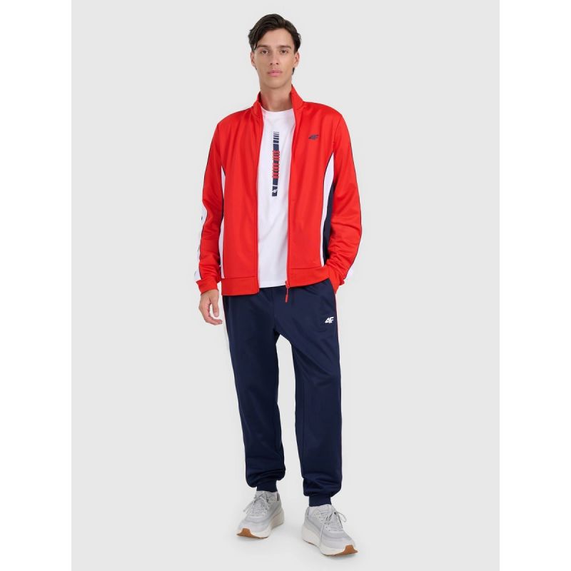 Men's zip-up sweatshirt without hood 4F 4FRAW25TSWSM2459-62S *Kategoria tymczasowa Your Sports Performance