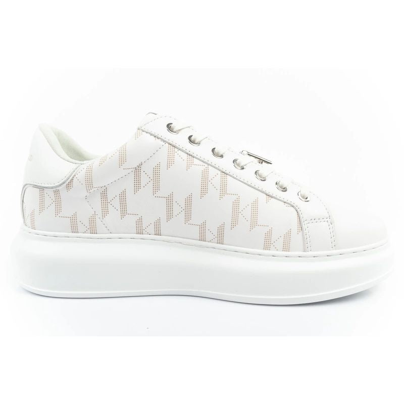 Karl Lagerfeld Kapri men's shoes sneakers natural leather white In preparation Your Sports Performance