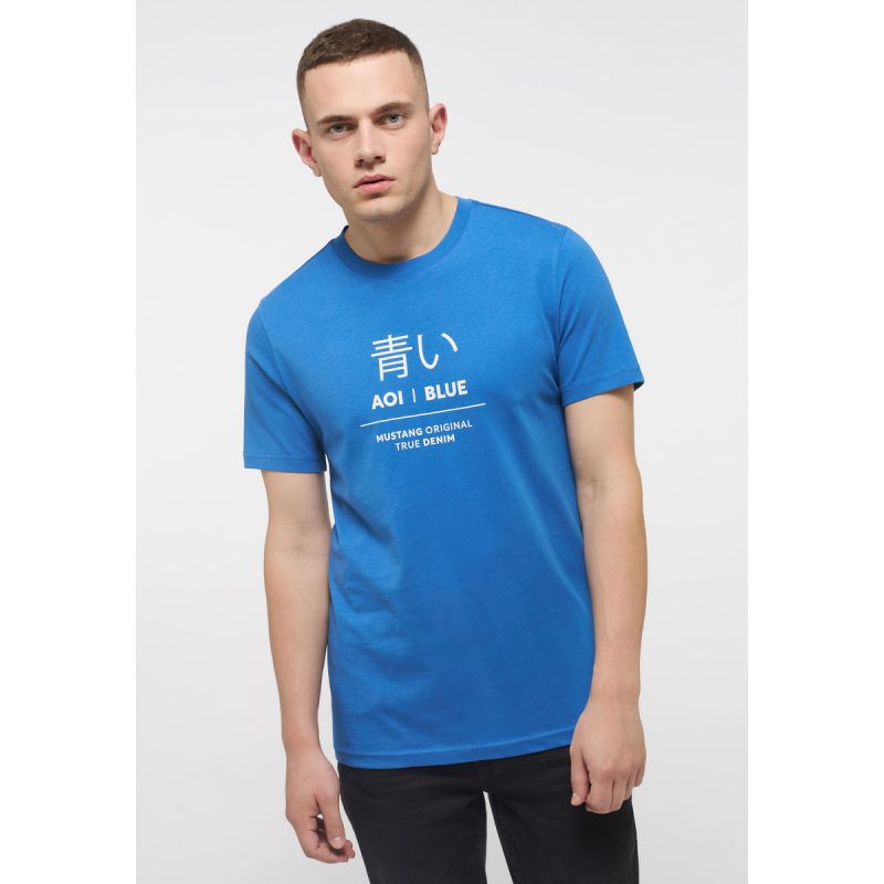 Mustang T-shirt Alex C Print M 1013522 5234 Clothing/Lifestyle/T-shirts/Mustang Your Sports Performance