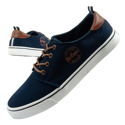 Lee Cooper men's sports shoes sneakers fashionable navy blue comfortable Lee Cooper