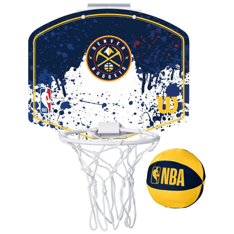 Basketball backboard Wilson NBA Team Denver Nuggets Mini Hoop WTBA1302DEN Accessories/Sports facilities equipment Your Sports Performance