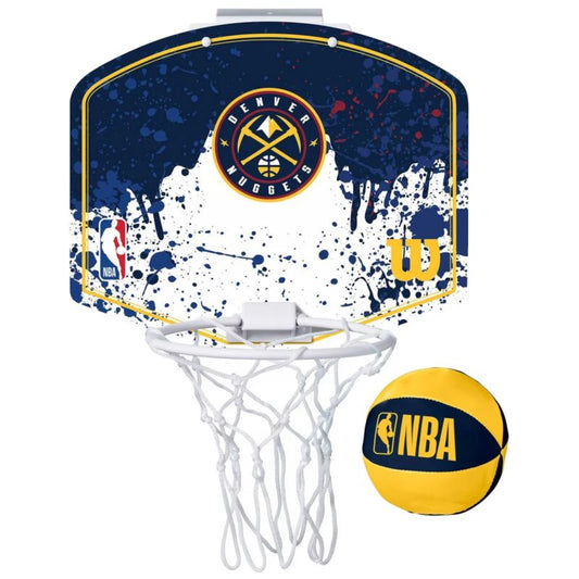 Basketball backboard Wilson NBA Team Denver Nuggets Mini Hoop WTBA1302DEN Accessories/Sports facilities equipment Your Sports Performance