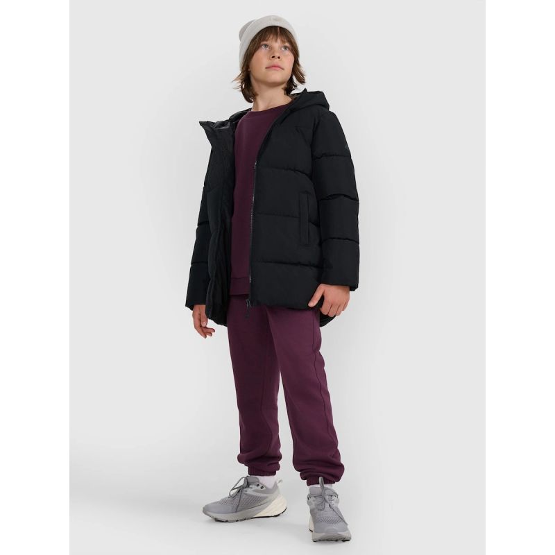 Boy's down jacket with synthetic filling 4F 4FJRAW25TDJAM0805-20S