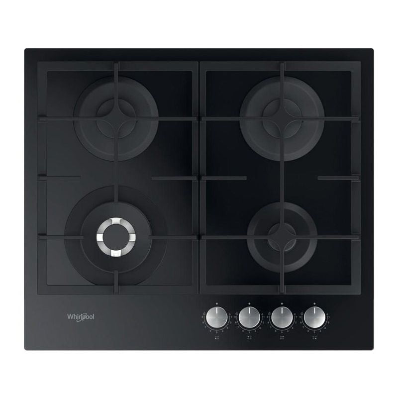 Whirlpool AKTL 629/NB1 cooktop Black Built-in 59 cm Gas 4 zone(s) AGD - Produkty/Płyty grzejne do zabudowy Your Sports Performance