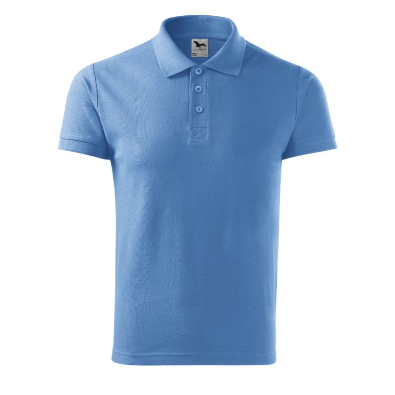 Malfini Cotton M MLI-21215 blue polo shirt Clothing/Lifestyle/T-shirts/Malfini Malfini
