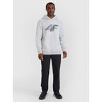 Men's sweatshirt with hood, open, 4F 4FWMM00TSWSM1766-27M *Kategoria tymczasowa Your Sports Performance