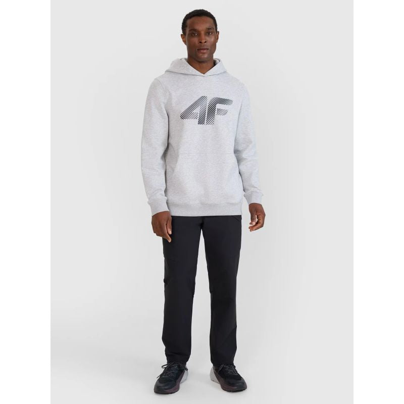 Men's sweatshirt with hood, open, 4F 4FWMM00TSWSM1766-27M *Kategoria tymczasowa Your Sports Performance