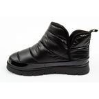 GAP Women's Shoes Alabama Winter Ankle Boots Black Slip-On