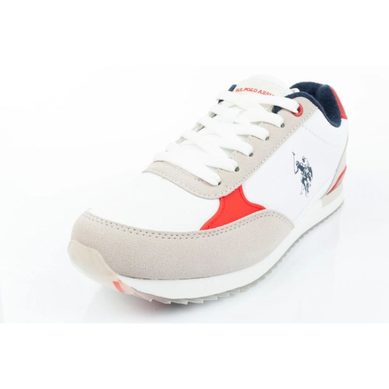 US Polo ASSN trainers. M UP21M48062-WHI-RED01 Footwear/Lifestyle Your Sports Performance