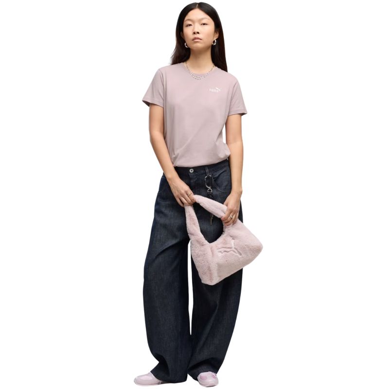 Puma Ess Standard Small Logo Tee Women's T-Shirt Dusty Pink 695752 49