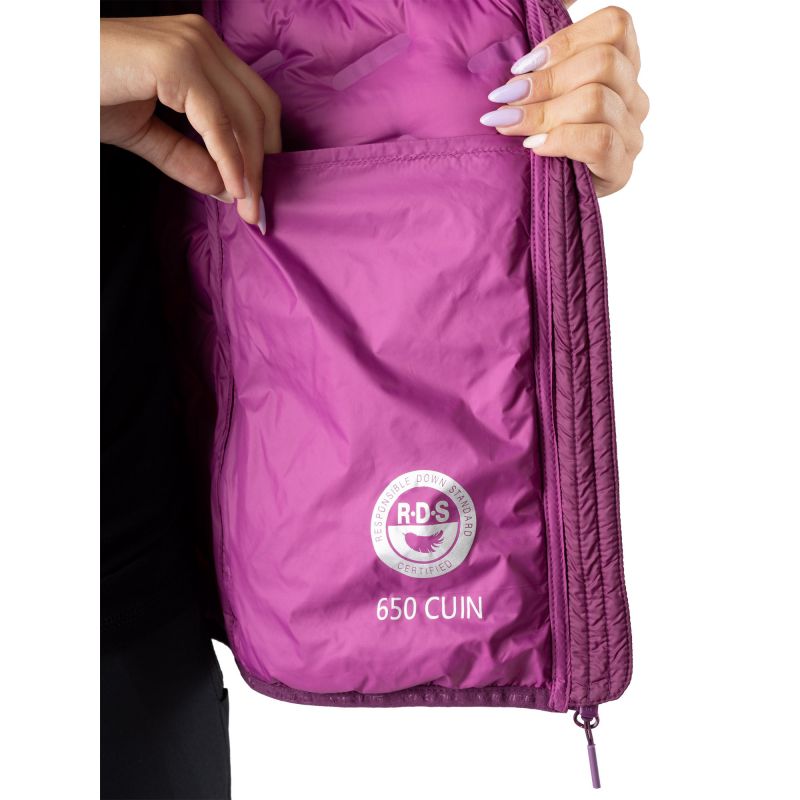 Viking Aspen Lady Women's Down Vest, Insulated, RDS, Purple (600/24/6633/4600) In preparation Your Sports Performance