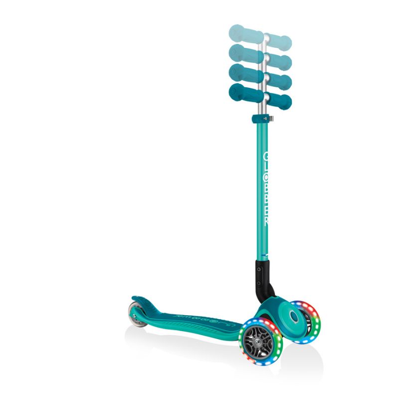 Scooter 3 wheels Globber Primo Foldable Plus Lights Jr 439-107 Accessories/Skating/Hulajnogi Your Sports Performance