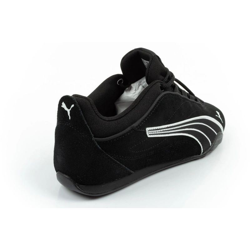 Puma women's sports shoes Catch Soleil SD black natural leather fashionable