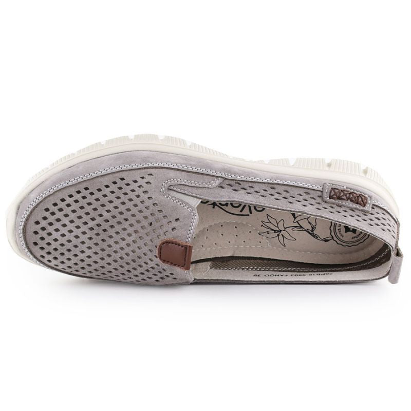 Women's leather openwork shoes gray eVento 9802 To be categorized Your Sports Performance