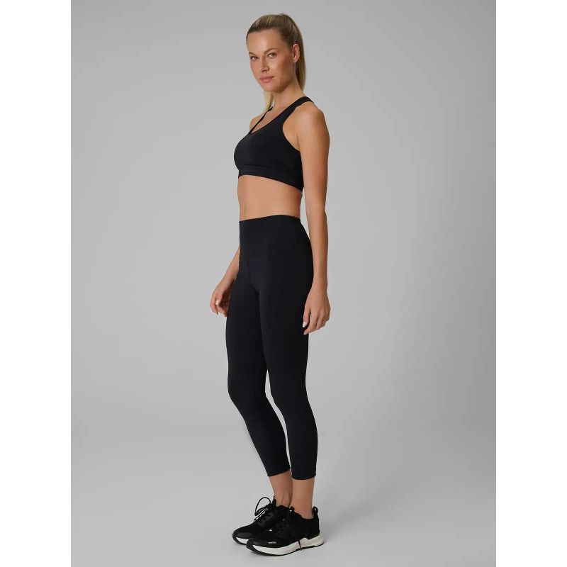 Women's 7/8 high waist leggings with quick-drying finish 4F 4FWAW26TFTIF489-20S