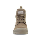 PALLADIUM PAMPA HI ZIP NBK 2 DUSKY GREEN 74981-308