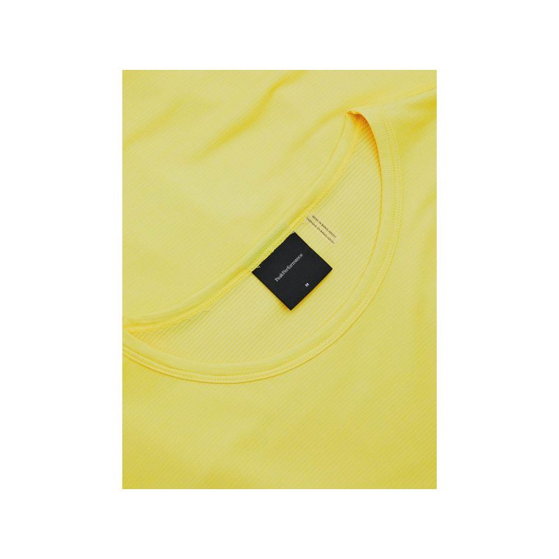 PEAK PERFORMANCE M Trail Longsleeve T-shirt, yellow