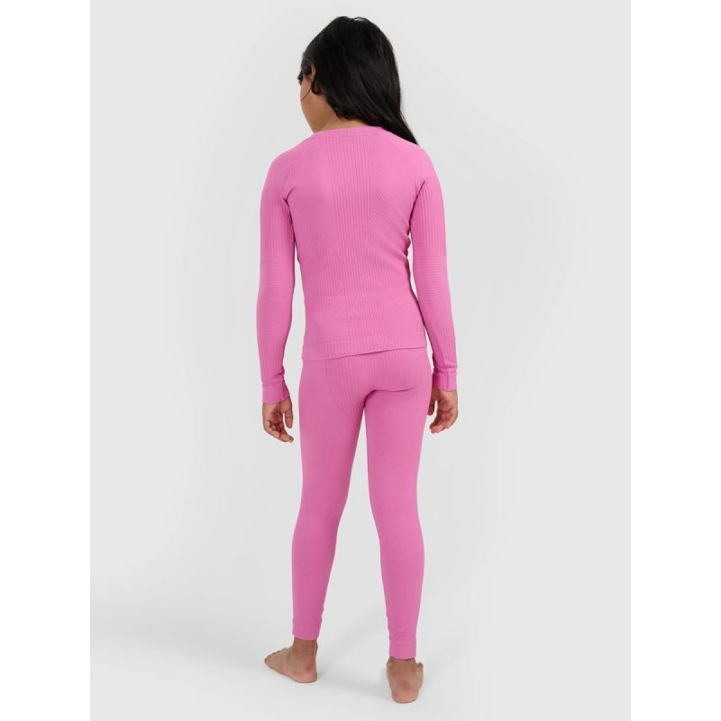 Girls' seamless thermal underwear set 4F 4FJRAW25USEAF264-55S *Kategoria tymczasowa Your Sports Performance