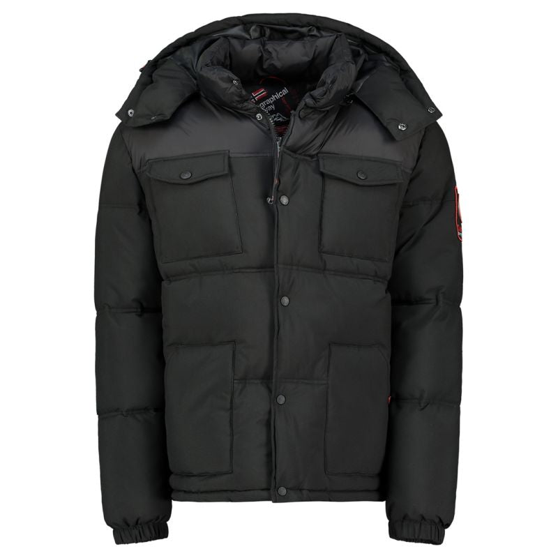 Geographical Norway men's jacket BAREDA DB BLACK MEN 096 BLACK (WY3882H/GN-NOIR) Geographical Norway