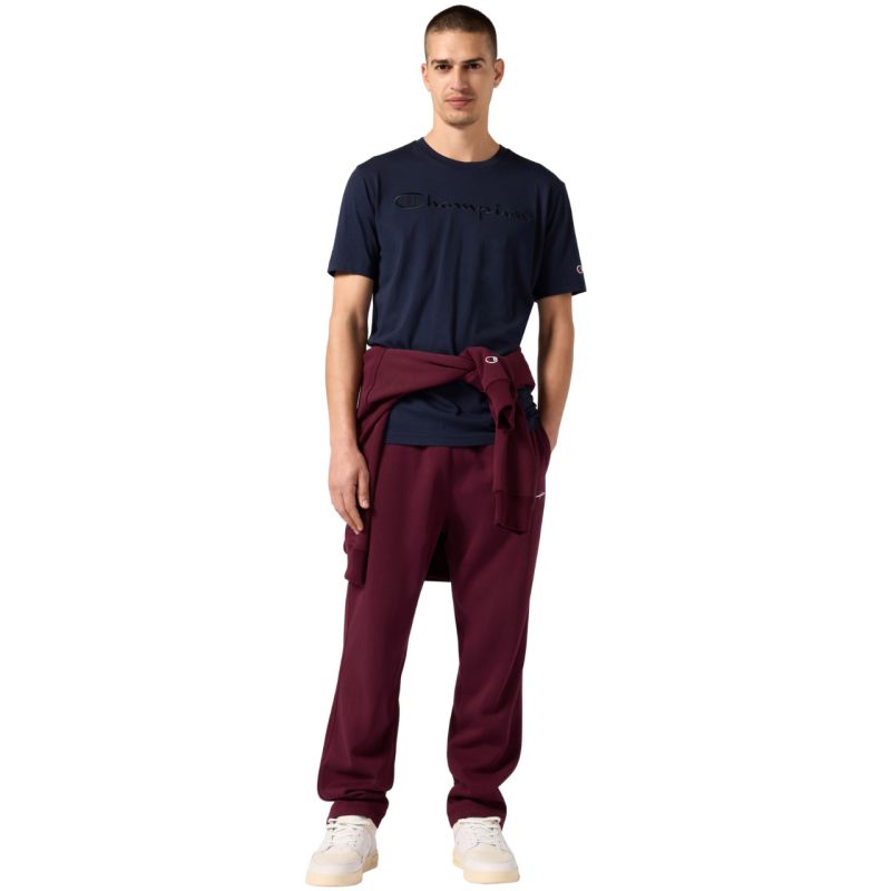 Men's Champion SS Tee Navy Blue 220273 BS501 In preparation Your Sports Performance