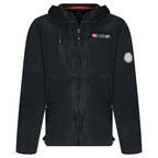Men’s Fleece Pullover Geographical Norway UPLOAD HOOD BLACK DB MEN 224 (WY3383H/GN-BLACK)