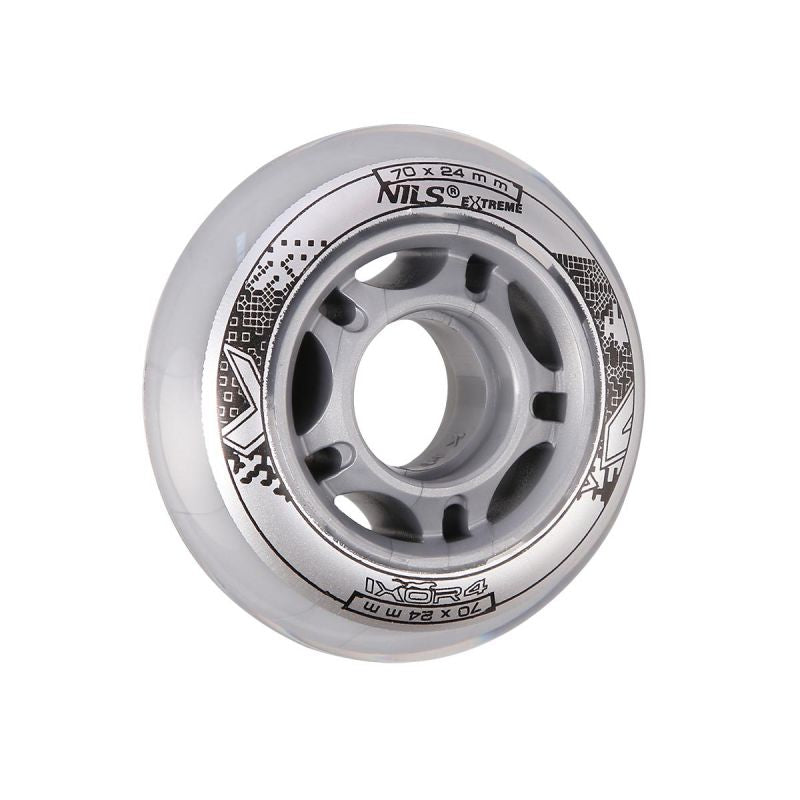 PU 70x24 82A TRANSPARENT WHEELS (4 pcs.) NILS EXTREME In preparation Your Sports Performance