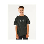 RIP CURL Eternal Shred Wash Tee-Boy Black