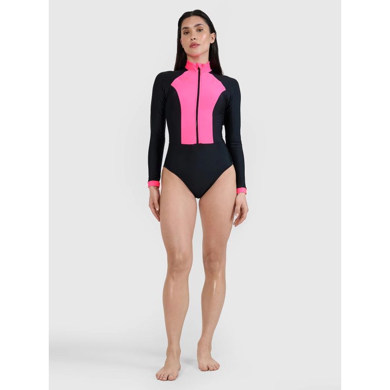 Women's long sleeve swimsuit 4F 4FWSS25USWSF085-55N *Kategoria tymczasowa Your Sports Performance