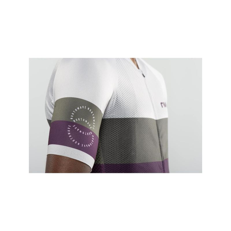 NORTHWAVE Blade Air Jersey Short Sleeve Light Gray/Purple