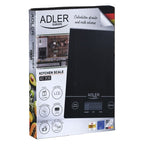 Adler AD 3138 black kitchen scale (black color) AGD - Produkty/Wagi kuchenne Your Sports Performance