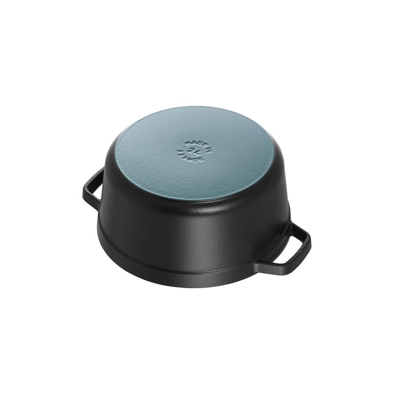 Cast iron pot, round, tall, STAUB 40502-285-0 - black, 4.8 ltr AGD - Produkty/Garnki / patelnie nieelektryczne Your Sports Performance