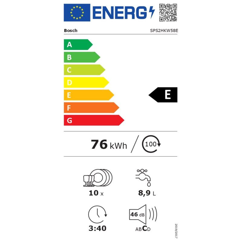 BOSCH SPS2HKW58E dishwasher AGD - Produkty/Zmywarki wolnostojące Your Sports Performance