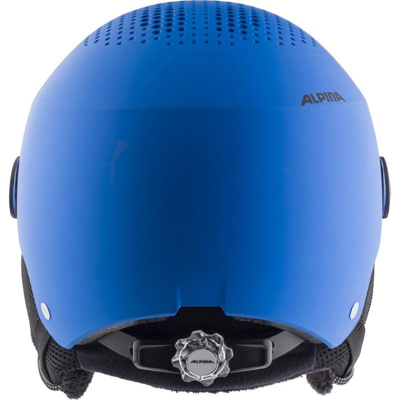 ALPINA ZUPO VISOR Q-LITE BLUE 51-55 ski helmet Narciarstwo/Kaski Your Sports Performance