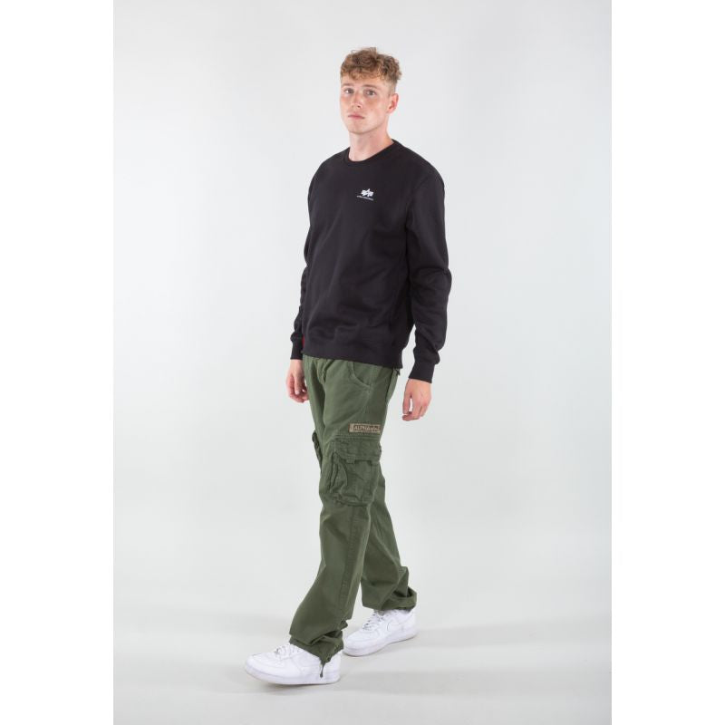 Alpha Industries Basic Sweater Small Logo M 188307-03 Clothing/Lifestyle/Akpha Industries Your Sports Performance