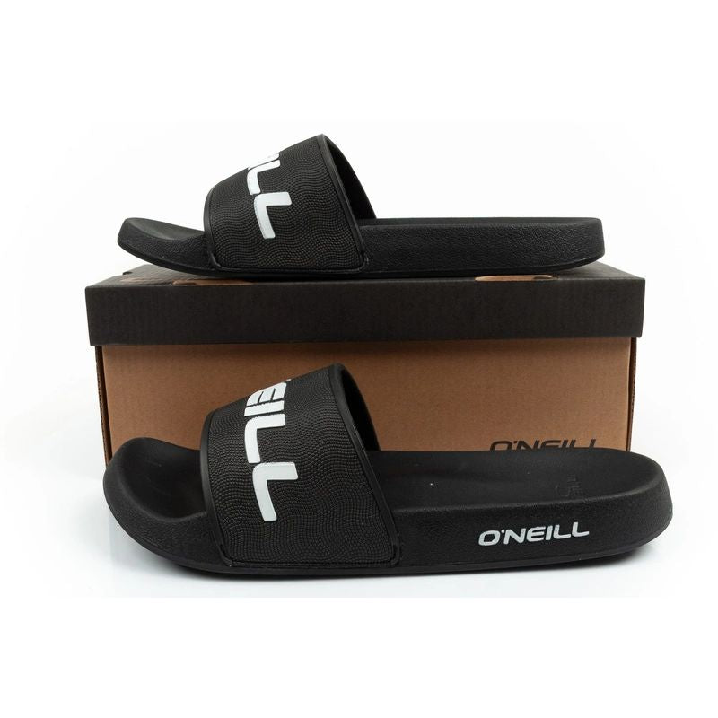 O'neill men's sports slippers Logo comfortable fashionable black ONeill
