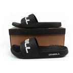 O'neill men's sports slippers Logo comfortable fashionable black ONeill
