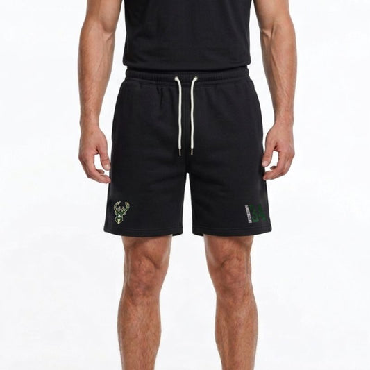 Men's NBA Milwaukee Bucks Giannis Antetokounmpo Basketball Shorts Black - EK2M1BBSN-BCKGA Outerstuff LLC