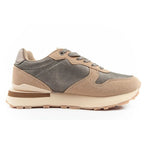Lee Cooper women's sneakers, fashionable, comfortable, durable, beige, gray Lee Cooper