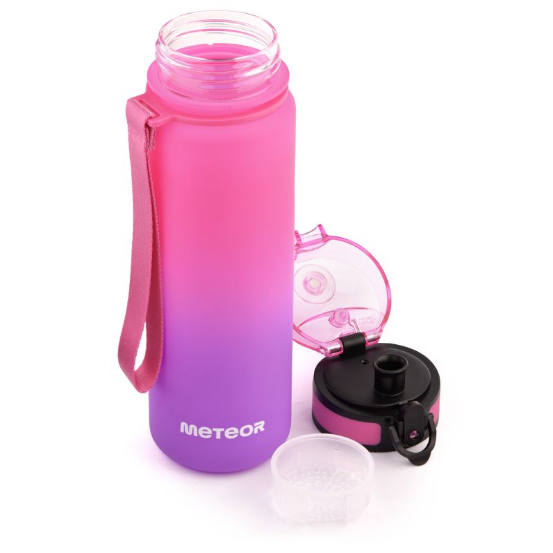 Meteor Bottle 500 ml 17659 pink/purple Accessories/Training equipment/pozostałe Your Sports Performance