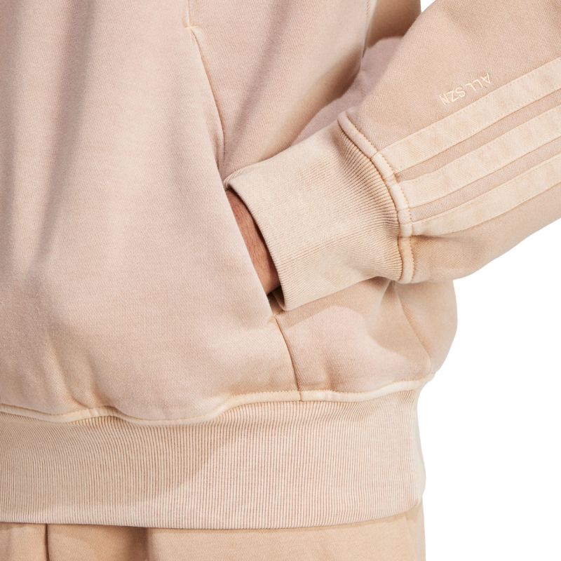 Men's adidas sweatshirt A SZN W FL HD beige JL6537 In preparation Adidas